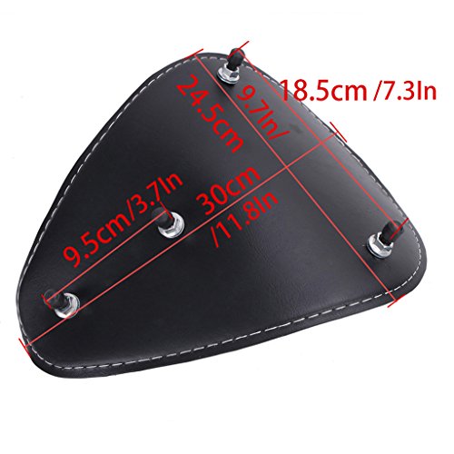 Motorcycle Front Solo Seat Cushion For Harley Sportster Chopper Bobber Custom 650 CB