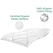 Certified Organic Cotton Waterproof Crib Mattress Pad Cover with 100% Organic Cotton Filling - Breathable & Hypoallergenic - Healthy, All-Natural & Fitted Nursery Bedding