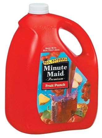 Minute maid chil Fruit punch plastic 128oz (025000026539)