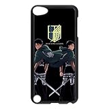Popular Anime Attack On Titan Rivaille and Alan Jaeger DIY iPod Touch 5th Hard Plastic Case Cover Custom Perfect Design