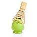 Tealyra - Matcha Whisk 100 Prong - Bamboo Scoop - Ceramic Whisk Holder - Stainless Steel Sifter - Ceremony Matcha Start Up Gift Set - Japanese Matcha Accessories - 4 Piece Kit