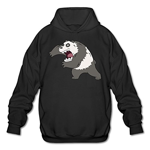 POOZ Men's We Bare Bears Hoodie Black