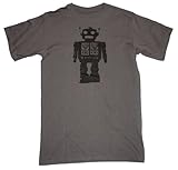 Happy Family Clothing Futuristic Robot Mens T-Shirt