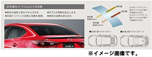 Amazon 純正アクセサリー マツダ アクセラ Bm By 後期 H28 05 カーライフ 赤外線カットフィルム スモーク スポーツ用 B45cv1140 ウィンドウフィルム 車 バイク