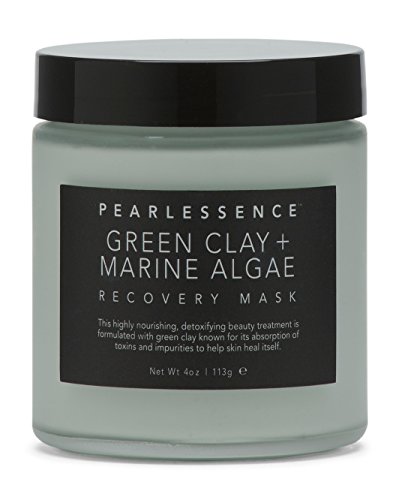 Pearlessence Green Clay and Marine Algae Face Mask 4 Oz. Jar