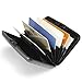 SafeCard RFID Blocking Card Holder Case - Identity Theft Protection, Credit Card Holder and Credit Card Protector - Keep Your Credit Cards Safe - Black