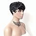 AIWEISE Human Hair Short Pixie Wigs for Black Women Short Human Hair Curly Wigs Short Black Wigs for African Americans