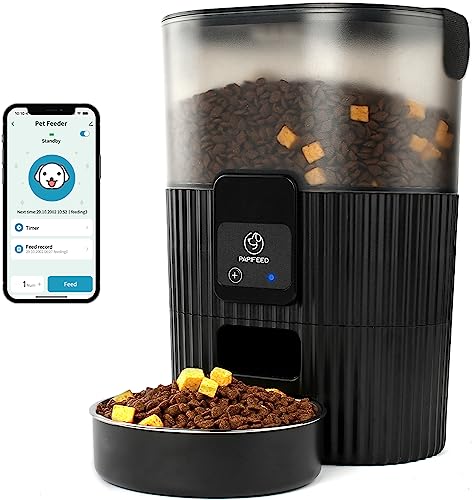PAPIFEED Automatic Cat Feeder, WiFi Automatic Pet