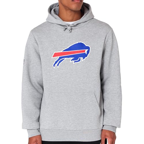 New Era Buffalo Bills NFL Team Logo Hoody Grijs Trui met Capuchon - M