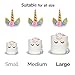 Unicorn Cake Topper with Eyelashes | Unicorn Horn Headband | Unicorn Party Supplies | Wear as a Head Band or Use as a Unicorn Decoration for a Cake by Comkite
