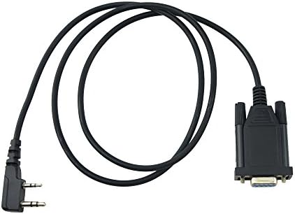 Bigstone 2-Pin Programming Cable with COM Port for Kenwood, WouXun, TYT, BaoFeng Two Way Radio