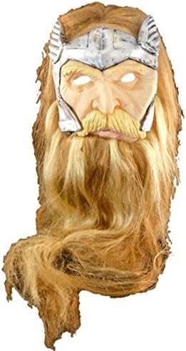 Halloween Mask - Thor / Blond Hair Viking with Helmet - Adult