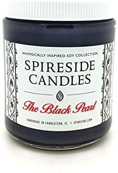 The Black Pearl ® Candle - Spireside Candles - Pirates of the Caribbean Candle - 8 oz Jar