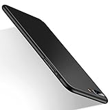 iPhone 8 Plus Case, iPhone 7 Plus Case, HUMIXX Thin Sleek Fully Protective (Naked Phone Texture) Matt Finish Hard Case Cover for iPhone 7 Plus/iPhone 8 Plus[Skin Series](Black)