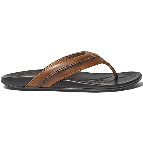 OLUKAI MEA Ola - Men's Tan/Dark Java 12
