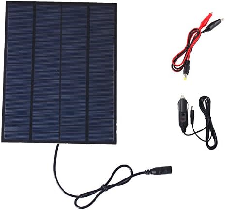 visiPower 5.5W 18V 190mA Solar Cell Sunpower Charger Solar Panel for Boat Car Battery