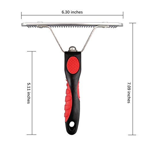 image for BOIFUN Pet Grooming Combs, Professional Dog Brushes for Loose Shedding