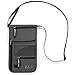 RFID Travel Neck Pouch Passport Holder | Premium Waterproof Neck Wallet Stash