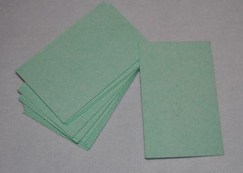 Compressed Cellulose Rectangular Sponges - Light Green - Pack of 12