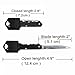 VIOLET JEWELLERY 2 Pack Keychain Folding Pocket Key Knife (Black)