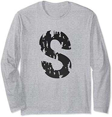Unisex S Jughead's Distressed Long Sleeved T-Shirt Medium Heather Grey