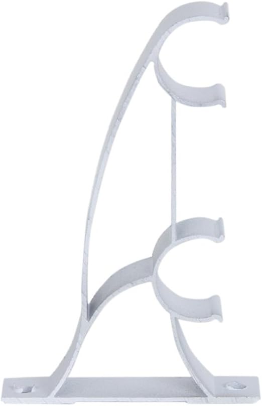 Amazon Com Sodial R 2pcs Metal Double Curtain Rods Curtain Poles