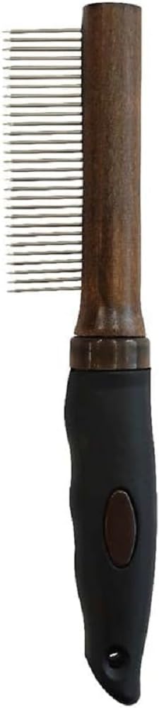 Croci Barbershop - Fine Teeth Comb for Dogs and Cats for Medium Short Hair Detangles and Eliminates Excess Hair and Blemishes 21 x 2.5 x 4 cm