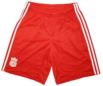 liverpool home shorts junior