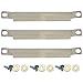 3 Pack 05592 Stainless Steel Metals Crossover Burner Replacement BBQ for Select Gas Grill Models by Charbroil, Kenmore and Others