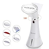 MARNUR Garment Steamer Handheld Clothes Steamer Portable for Home and Travel Wrinkle Remover and Sterilize with Fast Heat Large Capacity Overheat and Waterless Protection (920W)