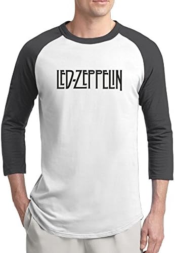 LED ZEPPELIN Logo Men Funny T-Shirts Raglan Tops