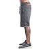 Ouber Men's Cotton Shorts Pants Gym Shorts Casual Gray