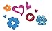 Creative Hands Hearts and Flowers Foam Stickers, 5 oz