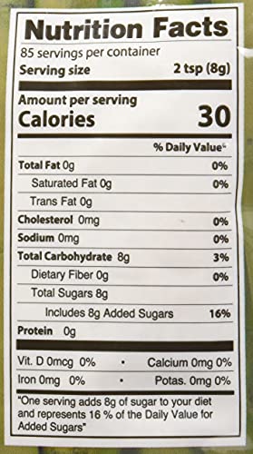 IBERIA ORGANIC TURBINADO RAW CANE SUGAR, 1.5 LBS (PACK OF 12)