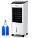 COSTWAY Evaporative Cooler- Oscillating Air Cooler with LED Display- Remote Control- 125 Square Foot Cooling, 8-Hour Timing Function, for Home & Office, Cooling & Humidification Function (29-Inch)
