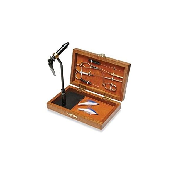 Umpqua-Fly-Tying-Tool-Kit-With-Wood-Case