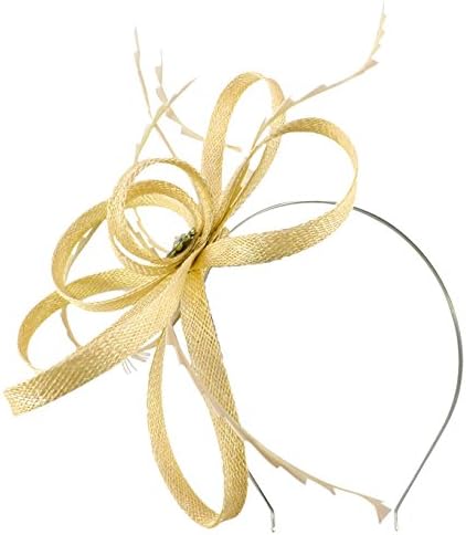 Failsworth Millinery Sinamay Loops Fascinator In Linen, Size: One Size
