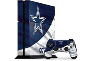 Skinit Decal Gaming Skin compatible with PS4 Console and Controller Bundle - Officially Licensed NFL Dallas Cowboys Design