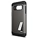 Spigen Slim Armor Galaxy S7 Edge Case with Kickstand and Air Cushion Technology and Hybrid Drop Protection for Samsung Galaxy S7 Edge 2016 - Gunmetal