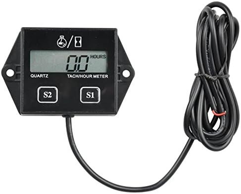 Runleader RL-HM011A Inductive tachometer with hour meter battery replaceable for all gasoline engine ATV UTV dirtbike motobike motocycle outboards snowmobile pitbike PWC marine boat waterproof