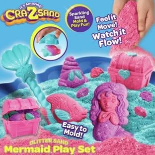 crazy sand mermaid playset