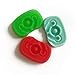 Flat Mouthpiece, Part of Replacement Accessories 3 Pieces 3 Colors with Rubber Nozzle Protective Cover