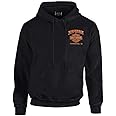 Harley-Davidson Men's Custom Freedom Fleece Pullover Hoodie - Solid Black