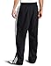 adidas Men's 3-Stripe Pants, Black/White, Small