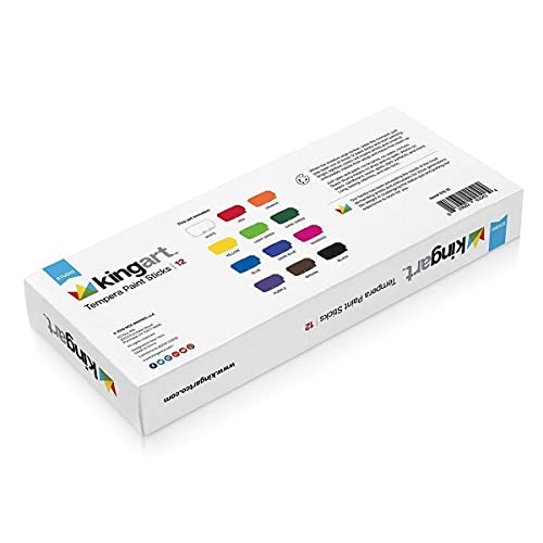 KINGART Tempera Paint Sticks Set of 12 Pricepulse