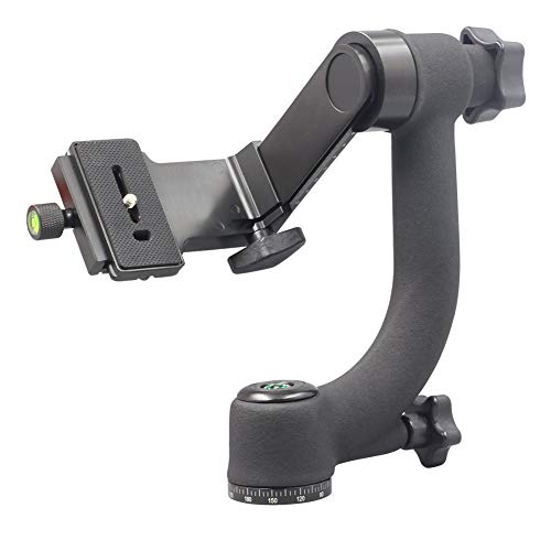 image for INSEESI Professional Heavy Duty Metal 360 Degree Panoramic Gimbal Trip