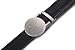 Marino Avenue Genuine Leather belt for Men, 1.5 Wide, Casual Ratchet Belt with Automatic Linxx Buckle - Circular Linxx - Deep Charcoal - Adjustable from 28