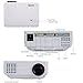 Taotaole Portable Multimedia Mini LCD LED Video Projector Home Entertainment Cinema Theater with USB VGA HDMI AV TV
