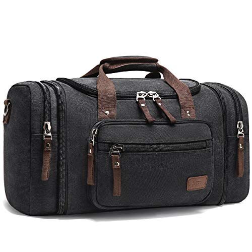 Canvas Duffle Bags, Fresion New Two Side Pockets for Extensions for