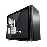 Fractal Design Define R6 - Mid Tower Computer Case - ATX - Optimized for High Airflow and Silent Computing with Moduvent Technology - PSU Shroud - Modular Interior - Water-Cooling Ready - Black Tg